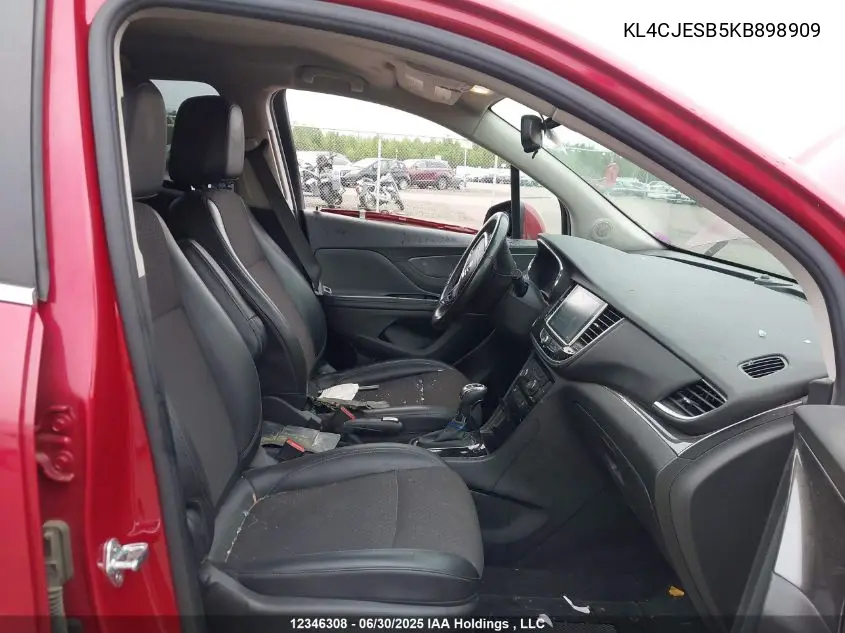 2019 Buick Encore Preferred VIN: KL4CJESB5KB898909 Lot: 12346308