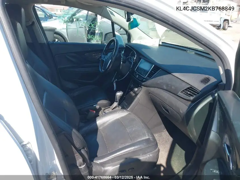 2019 Buick Encore Fwd Essence VIN: KL4CJCSM2KB768849 Lot: 41768664