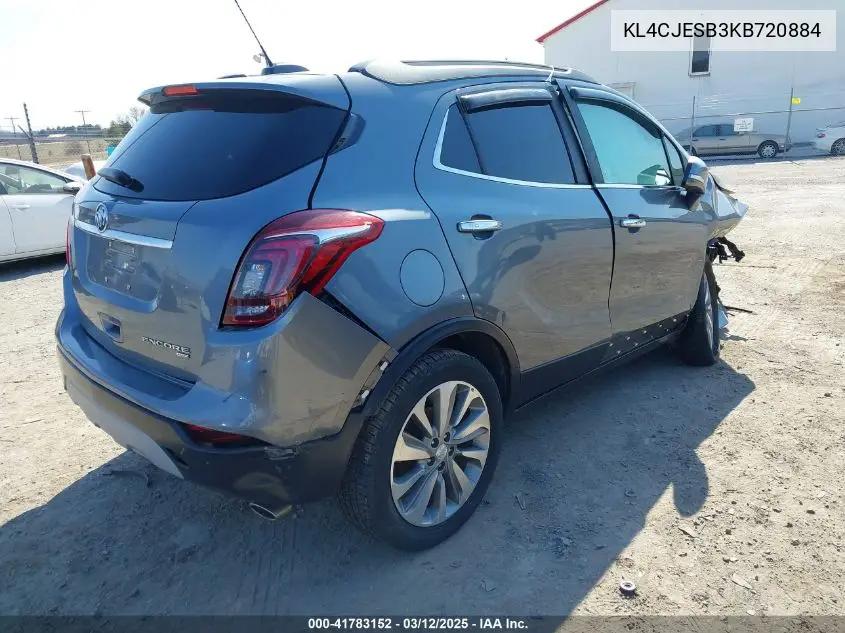 2019 Buick Encore Awd Preferred VIN: KL4CJESB3KB720884 Lot: 41783152