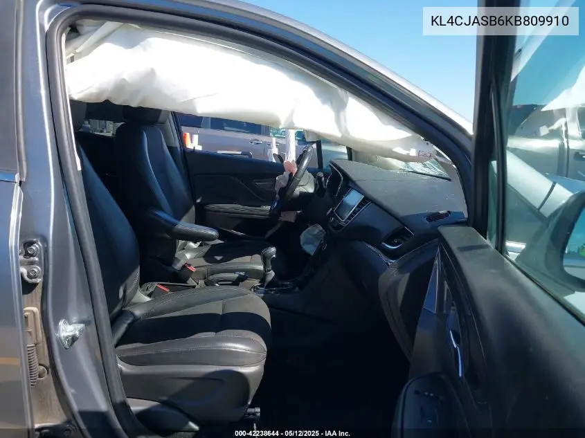 2019 Buick Encore Fwd Preferred VIN: KL4CJASB6KB809910 Lot: 42238644