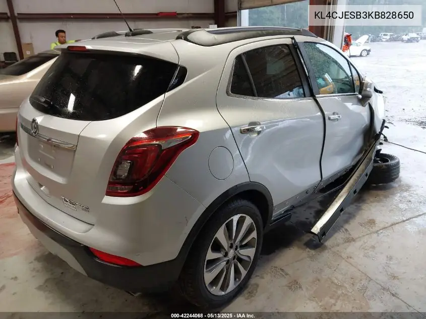 2019 Buick Encore Awd Preferred VIN: KL4CJESB3KB828650 Lot: 42244068