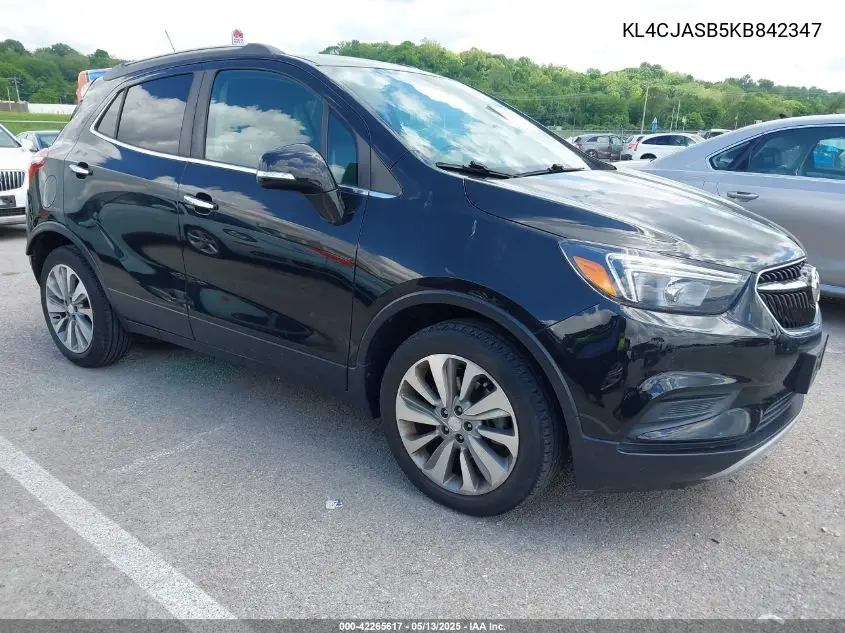 2019 Buick Encore Fwd Preferred VIN: KL4CJASB5KB842347 Lot: 42265617
