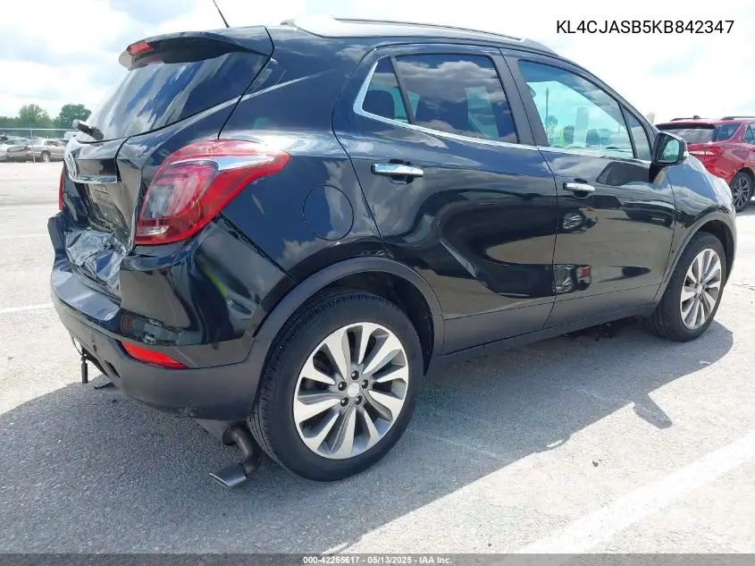 2019 Buick Encore Fwd Preferred VIN: KL4CJASB5KB842347 Lot: 42265617