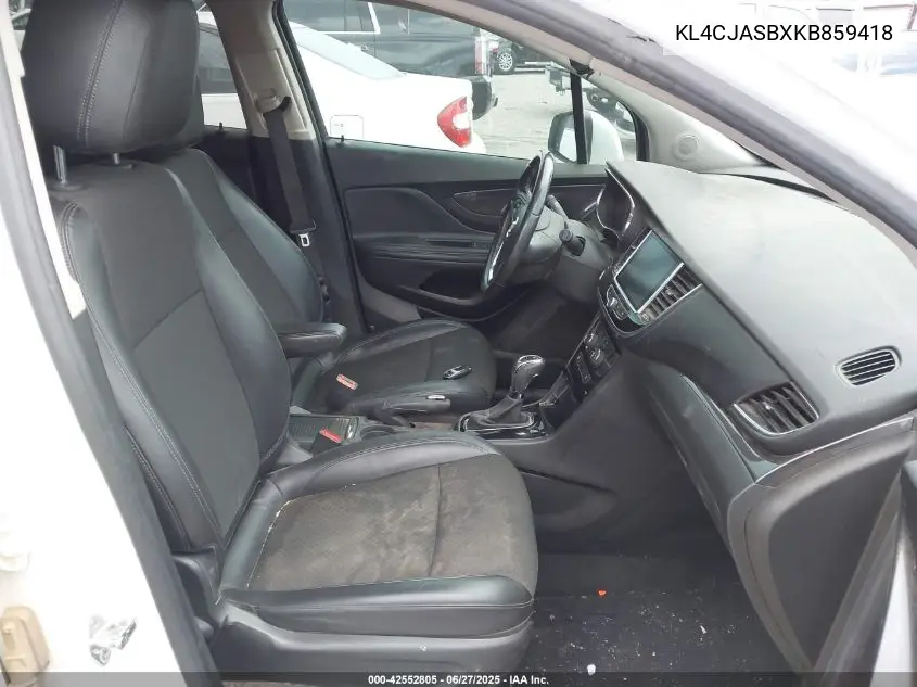 2019 Buick Encore Fwd Preferred VIN: KL4CJASBXKB859418 Lot: 42552805