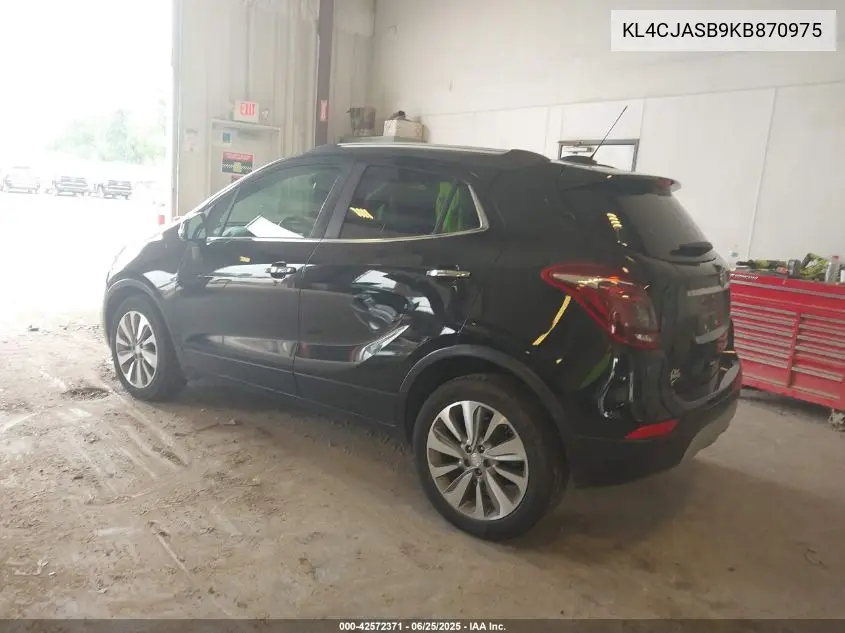 2019 Buick Encore Fwd Preferred VIN: KL4CJASB9KB870975 Lot: 42572371