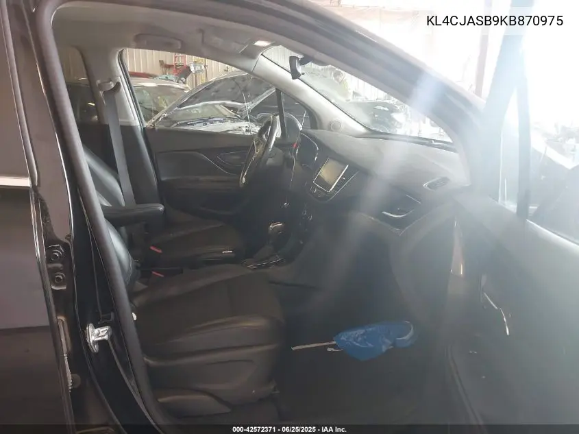 2019 Buick Encore Fwd Preferred VIN: KL4CJASB9KB870975 Lot: 42572371