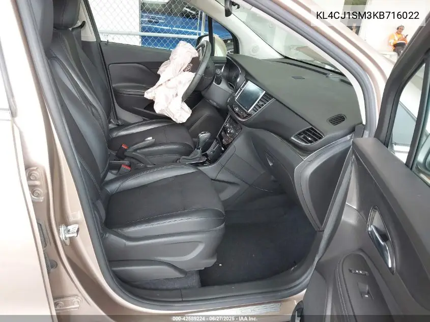 2019 Buick Encore Fwd Sport Touring VIN: KL4CJ1SM3KB716022 Lot: 42589224