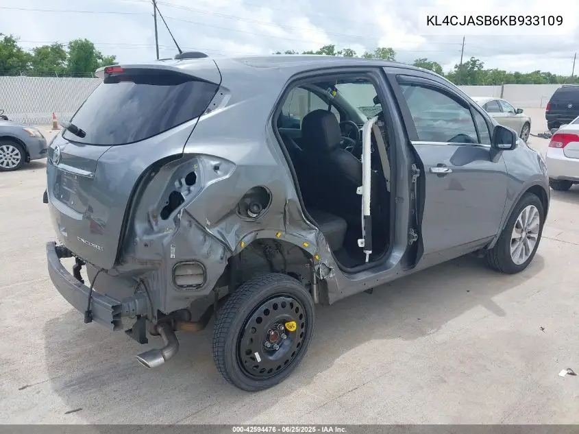 2019 Buick Encore Fwd Preferred VIN: KL4CJASB6KB933109 Lot: 42594476