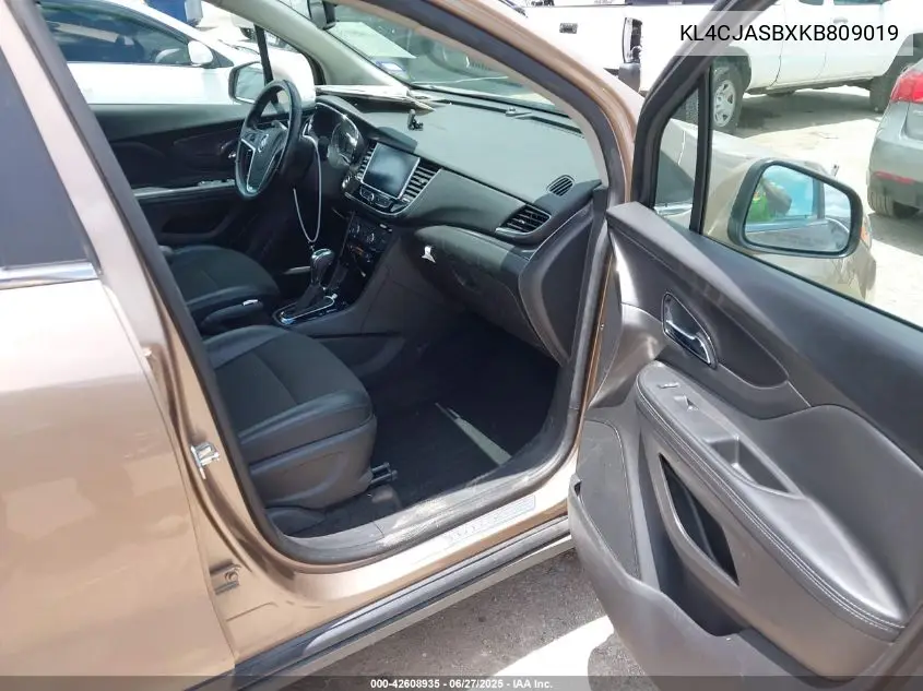 2019 Buick Encore Fwd Preferred VIN: KL4CJASBXKB809019 Lot: 42608935