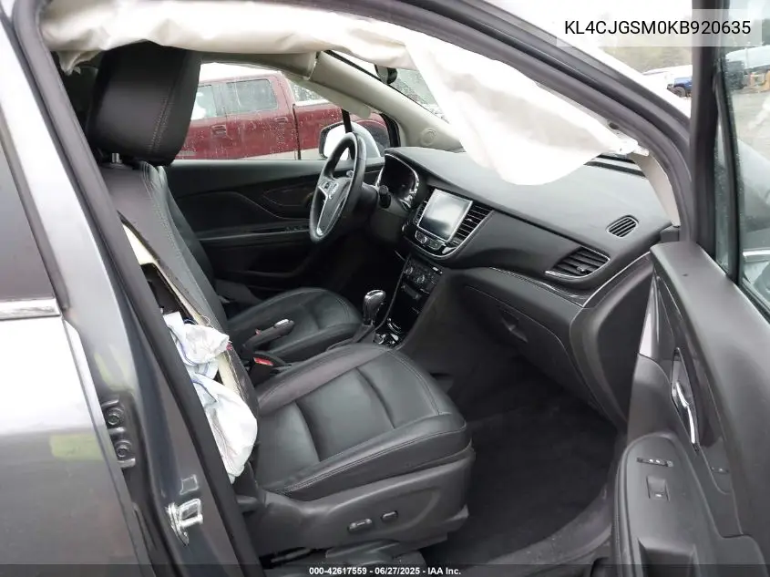 2019 Buick Encore Awd Essence VIN: KL4CJGSM0KB920635 Lot: 42617559