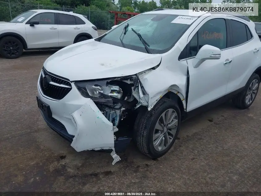 2019 Buick Encore Awd Preferred VIN: KL4CJESB6KB879074 Lot: 42619081