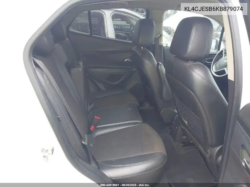 2019 Buick Encore Awd Preferred VIN: KL4CJESB6KB879074 Lot: 42619081