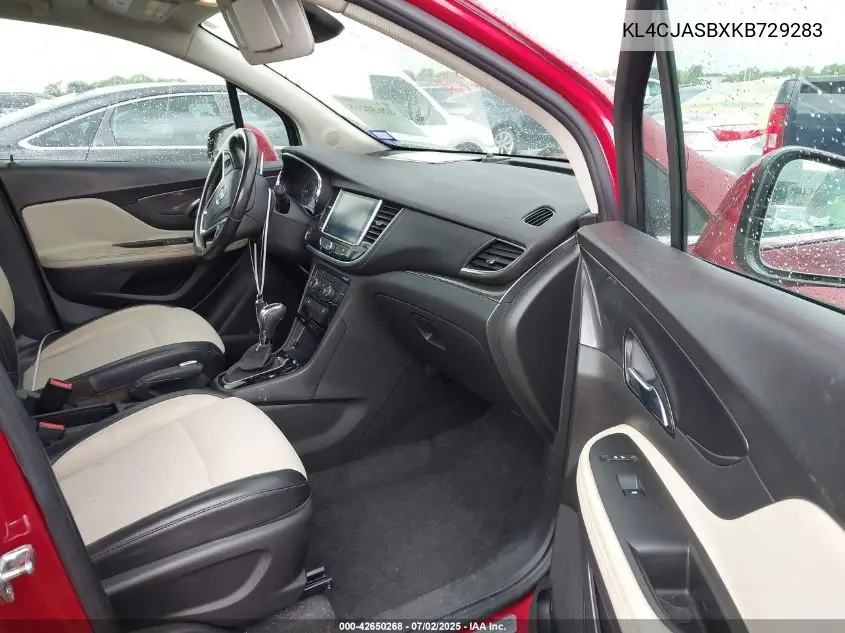 2019 Buick Encore Fwd Preferred VIN: KL4CJASBXKB729283 Lot: 42650268
