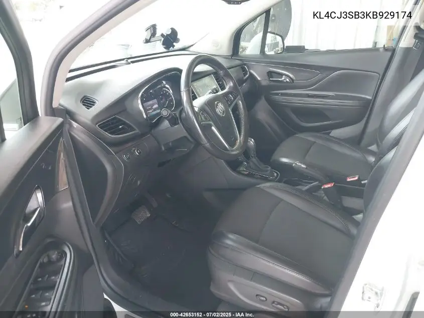2019 Buick Encore Fwd1Sv VIN: KL4CJ3SB3KB929174 Lot: 42653152