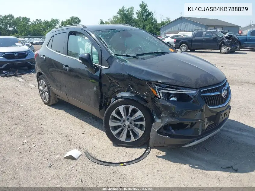 2019 Buick Encore Preferred VIN: KL4CJASB4KB788829 Lot: 42664870