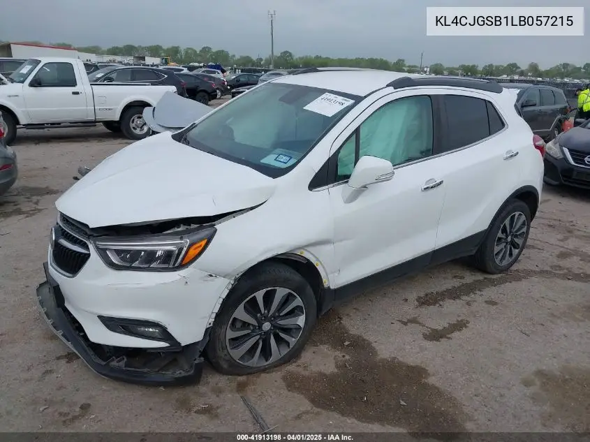 2020 Buick Encore Awd Essence VIN: KL4CJGSB1LB057215 Lot: 41913198