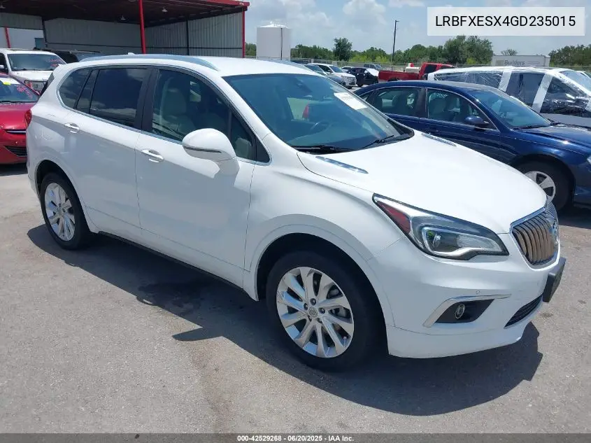 2016 Buick Envision Premium I VIN: LRBFXESX4GD235015 Lot: 42529268