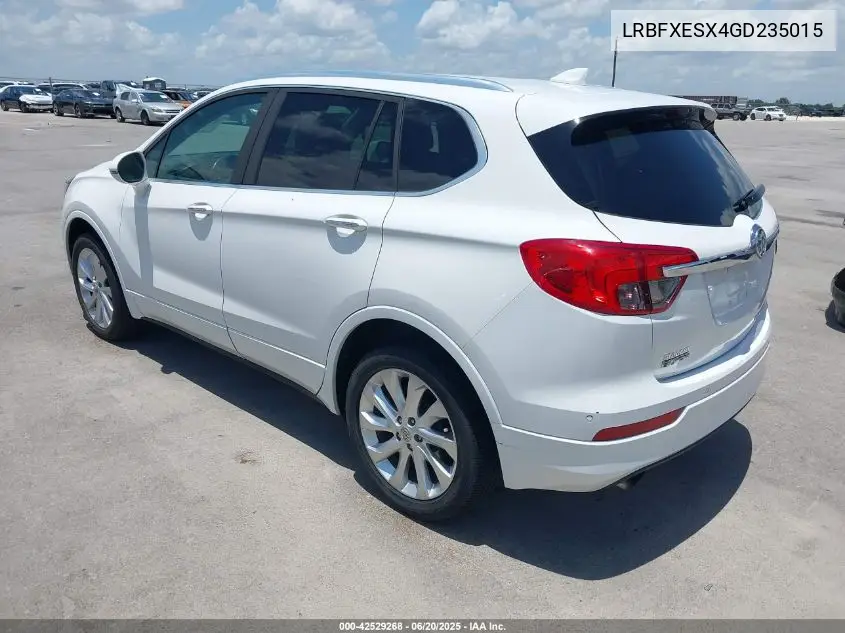 2016 Buick Envision Premium I VIN: LRBFXESX4GD235015 Lot: 42529268