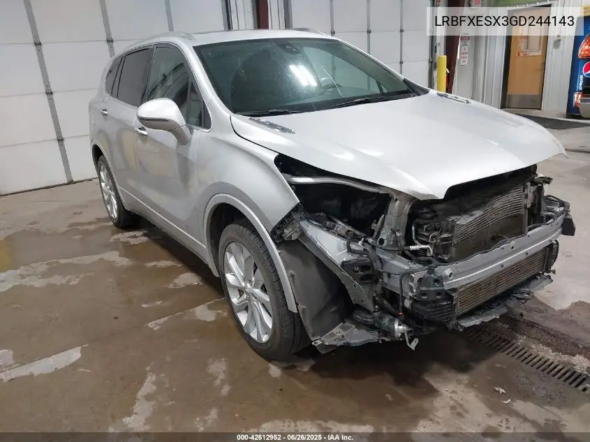 2016 Buick Envision Premium I VIN: LRBFXESX3GD244143 Lot: 42612952