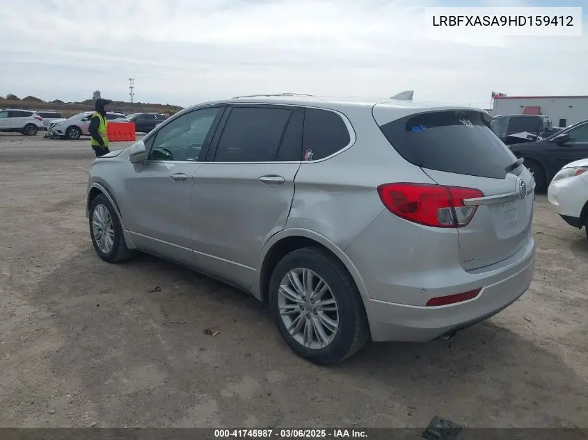 2017 Buick Envision Preferred VIN: LRBFXASA9HD159412 Lot: 41745987
