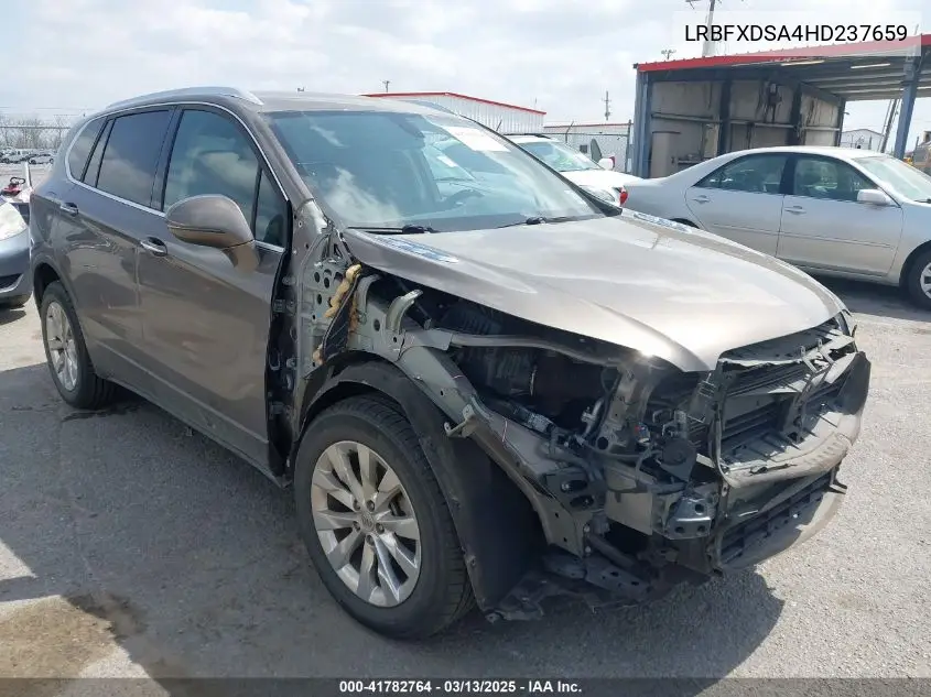 2017 Buick Envision Essence VIN: LRBFXDSA4HD237659 Lot: 41782764