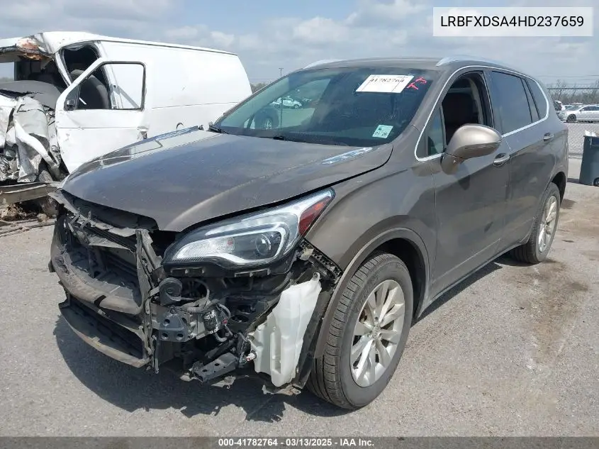 2017 Buick Envision Essence VIN: LRBFXDSA4HD237659 Lot: 41782764