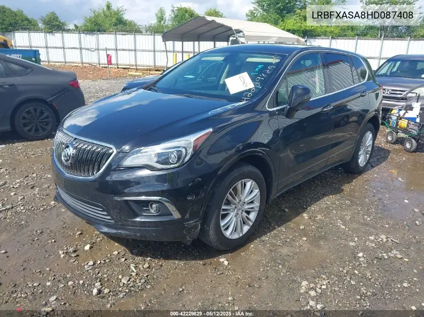 2017 Buick Envision Preferred VIN: LRBFXASA8HD087408 Lot: 42229829