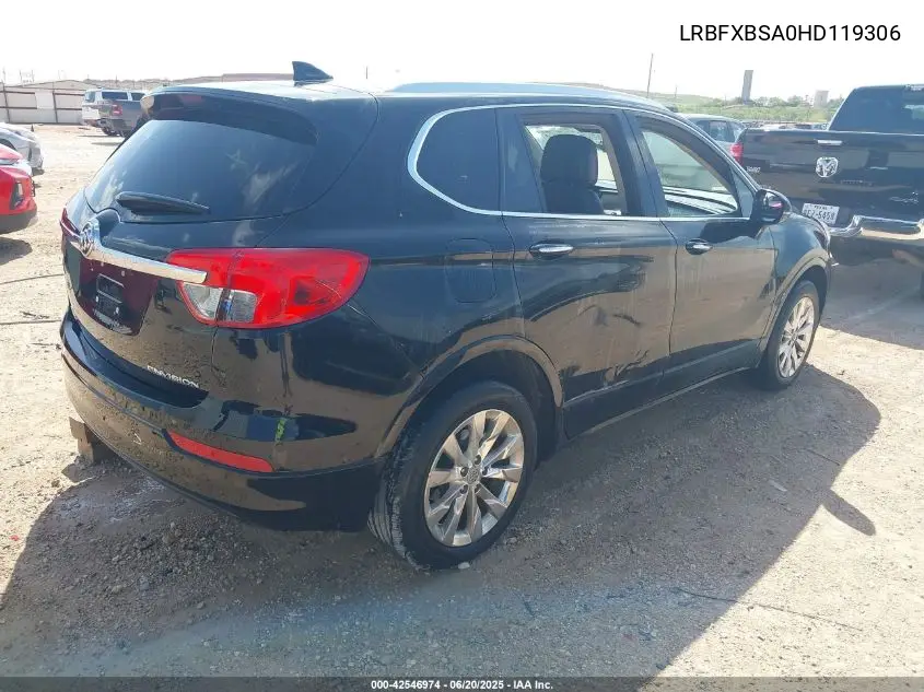 2017 Buick Envision Essence VIN: LRBFXBSA0HD119306 Lot: 42546974