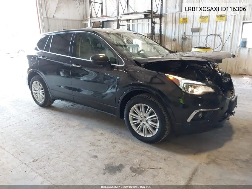 2017 Buick Envision Preferred VIN: LRBFXCSAXHD116306 Lot: 42550587