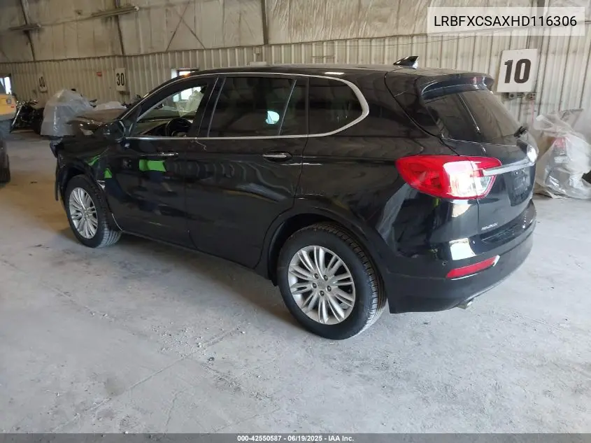 2017 Buick Envision Preferred VIN: LRBFXCSAXHD116306 Lot: 42550587