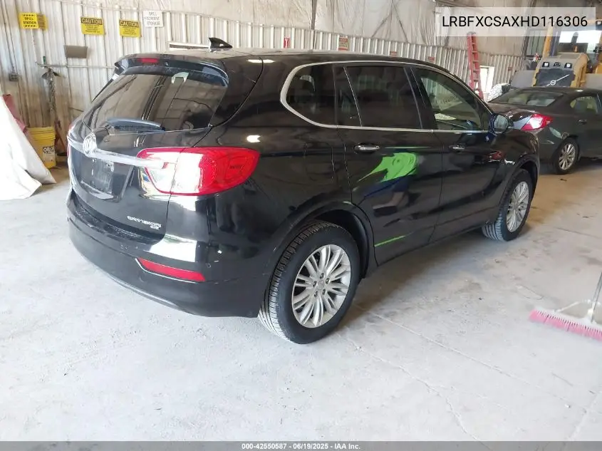 2017 Buick Envision Preferred VIN: LRBFXCSAXHD116306 Lot: 42550587