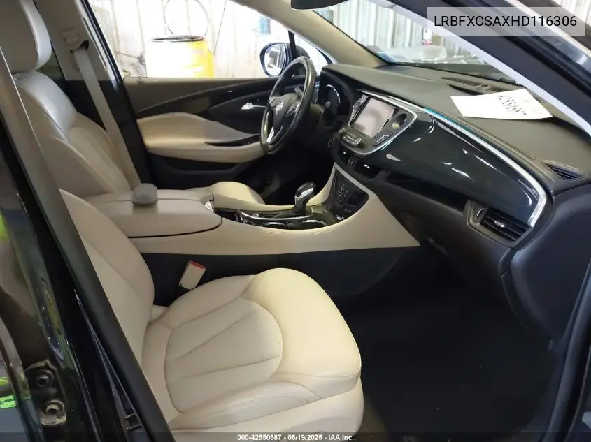 2017 Buick Envision Preferred VIN: LRBFXCSAXHD116306 Lot: 42550587