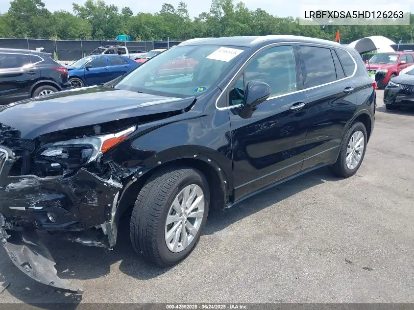 2017 Buick Envision Essence VIN: LRBFXDSA5HD126263 Lot: 42552028