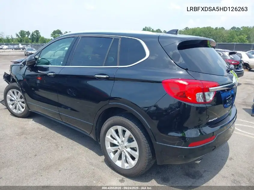2017 Buick Envision Essence VIN: LRBFXDSA5HD126263 Lot: 42552028