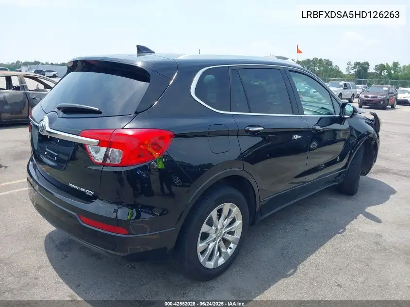 2017 Buick Envision Essence VIN: LRBFXDSA5HD126263 Lot: 42552028