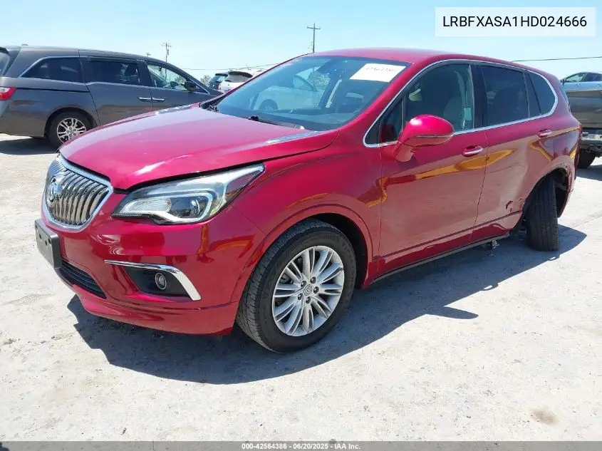 2017 Buick Envision Preferred VIN: LRBFXASA1HD024666 Lot: 42564386