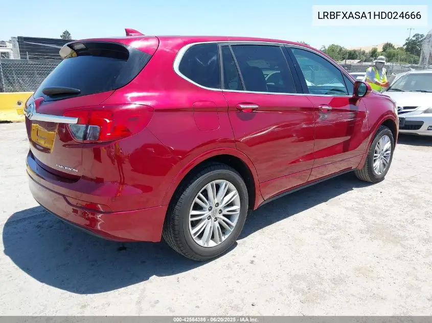 2017 Buick Envision Preferred VIN: LRBFXASA1HD024666 Lot: 42564386