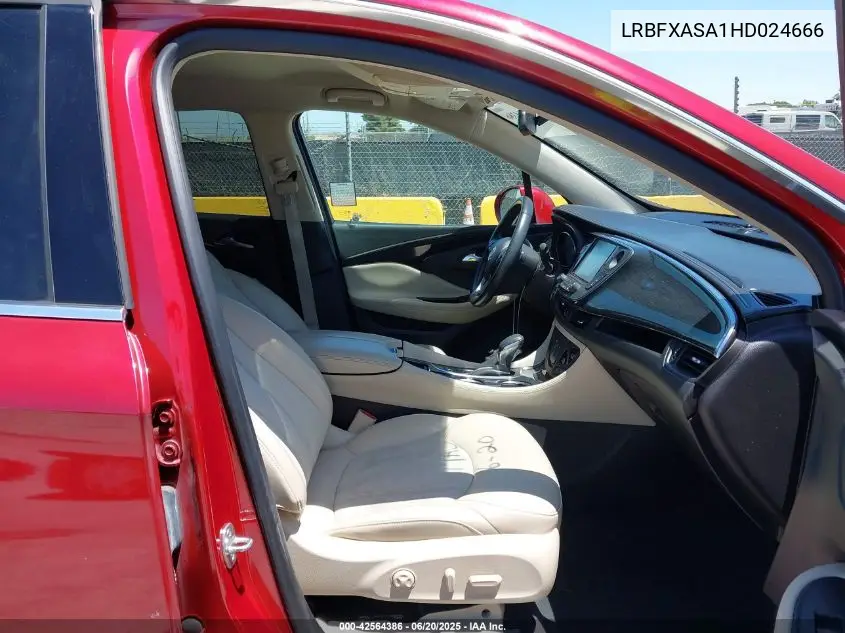 2017 Buick Envision Preferred VIN: LRBFXASA1HD024666 Lot: 42564386