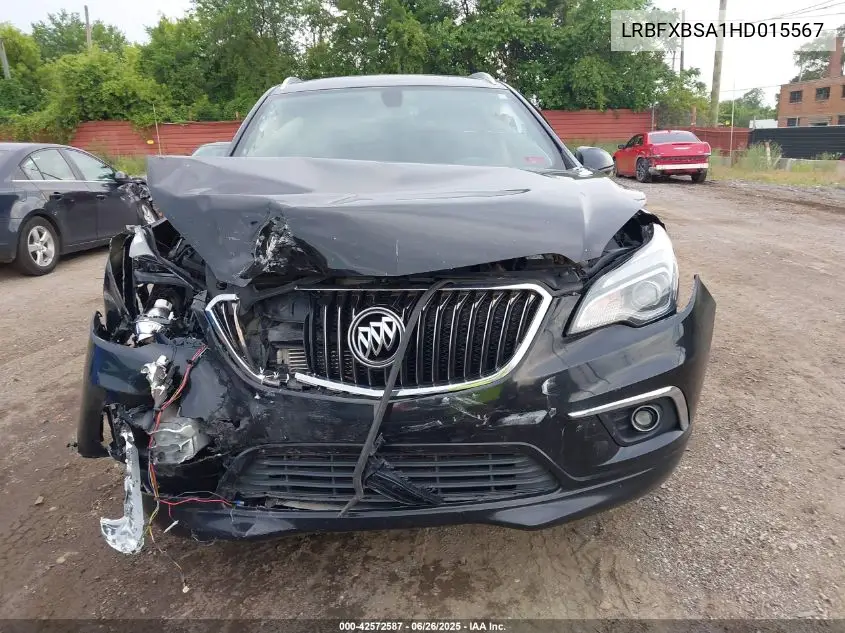 2017 Buick Envision Essence VIN: LRBFXBSA1HD015567 Lot: 42572587