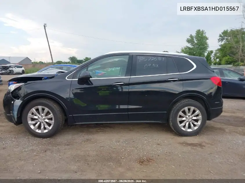 2017 Buick Envision Essence VIN: LRBFXBSA1HD015567 Lot: 42572587