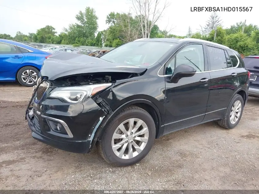 2017 Buick Envision Essence VIN: LRBFXBSA1HD015567 Lot: 42572587
