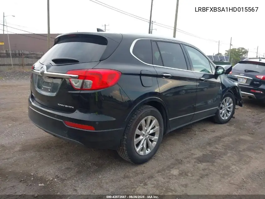 2017 Buick Envision Essence VIN: LRBFXBSA1HD015567 Lot: 42572587