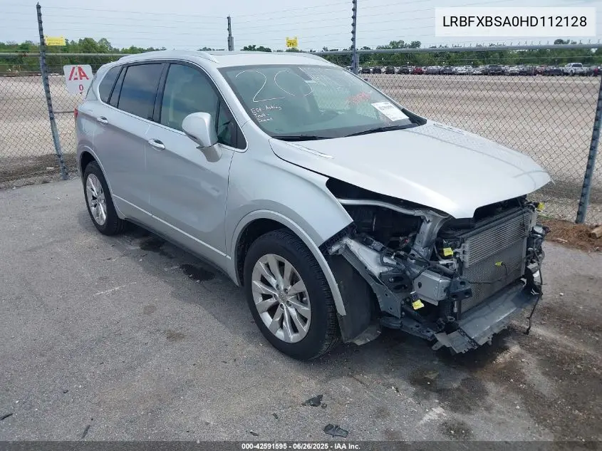 2017 Buick Envision Essence VIN: LRBFXBSA0HD112128 Lot: 42591595