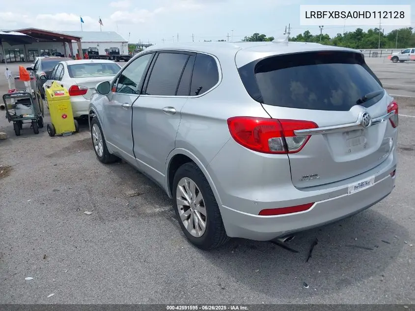 2017 Buick Envision Essence VIN: LRBFXBSA0HD112128 Lot: 42591595