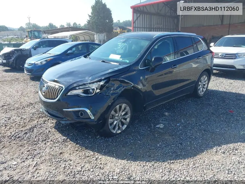 2017 Buick Envision Essence VIN: LRBFXBSA3HD112060 Lot: 42611319