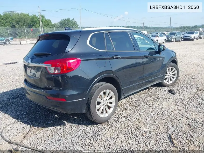 2017 Buick Envision Essence VIN: LRBFXBSA3HD112060 Lot: 42611319