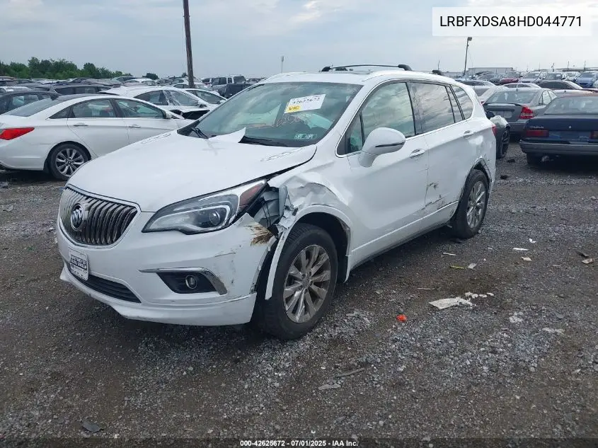 2017 Buick Envision Essence VIN: LRBFXDSA8HD044771 Lot: 42625672