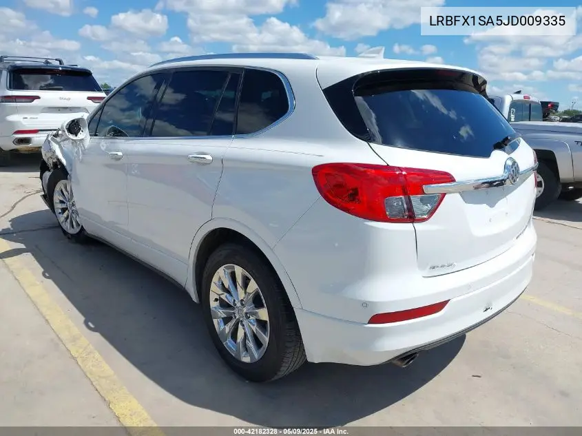 2018 Buick Envision Essence VIN: LRBFX1SA5JD009335 Lot: 42182328