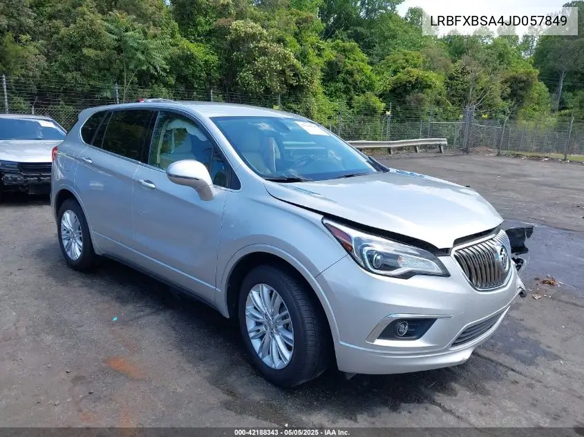 2018 Buick Envision Preferred VIN: LRBFXBSA4JD057849 Lot: 42188343