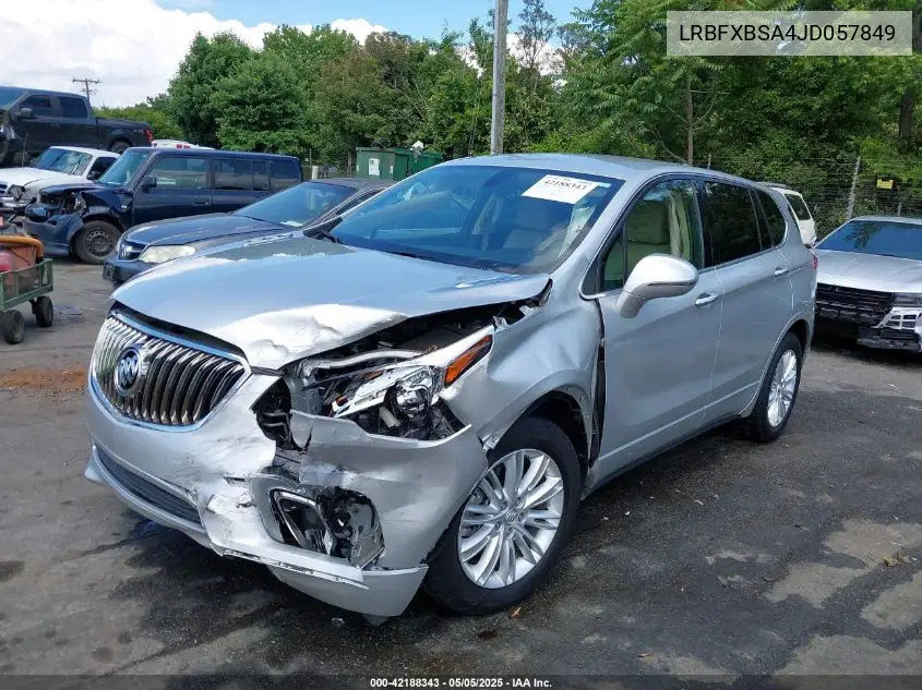 2018 Buick Envision Preferred VIN: LRBFXBSA4JD057849 Lot: 42188343